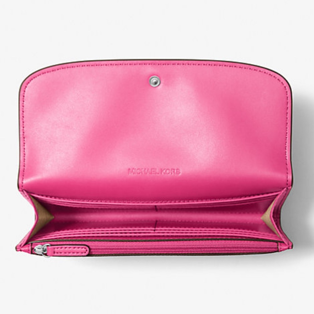 Michael Kors Hamilton Large Leather Flap Continental Wallet
Dragonfruit
NWT - Picture 4 of 16